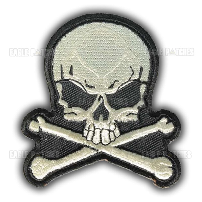 Patch Bordado Caveira Pirata