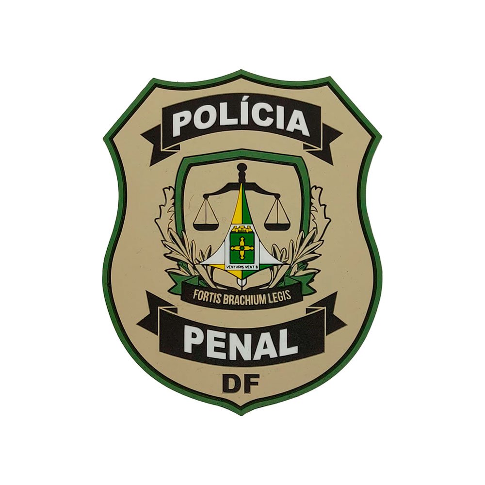 Patch Emborrachado Pol Cia Penal Df