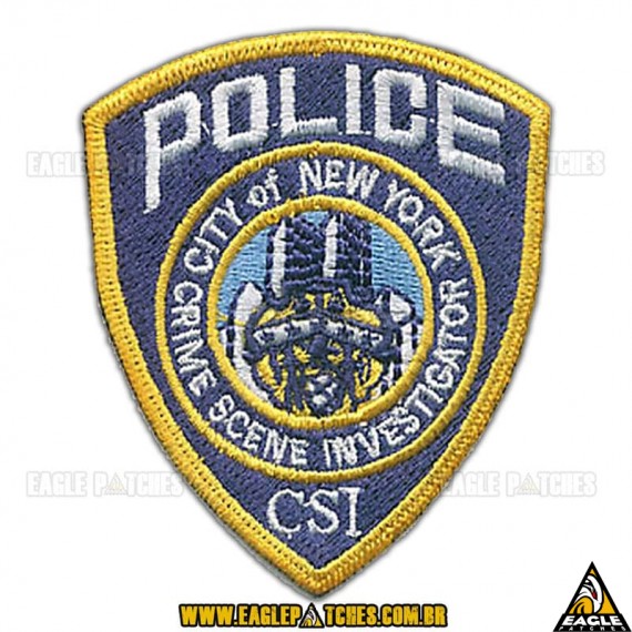 Patch Bordado Police CSI