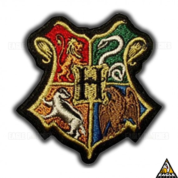 Patch Bordado Harry Potter Simbolo de Hogwarts