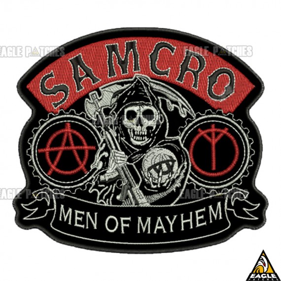 Patch Bordado Sons Of Anarchy Samcro