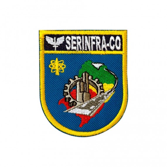  Patch Bordado Serinfra - CO