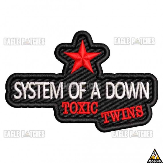 Patch Bordado System of a Down - Toxic Twins