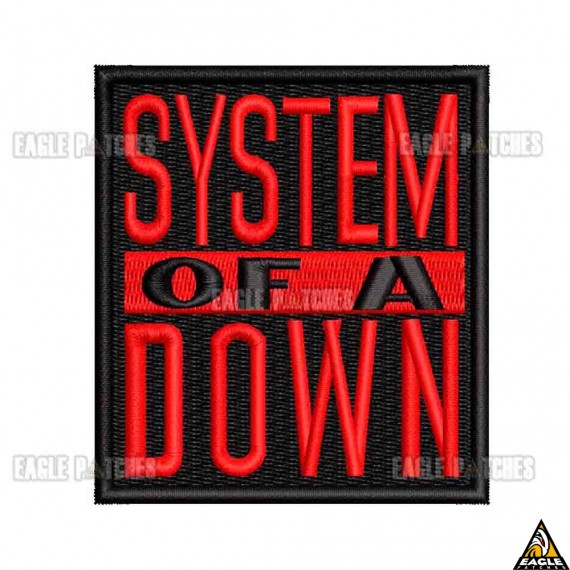 Patch Bordado System of a Down