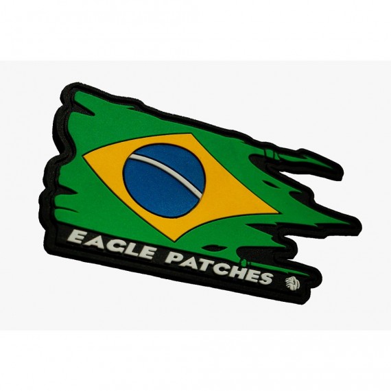 Patch Emborrachado PB Brasil - Bélica - AA Tactical Store