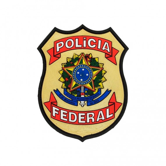 Patch Emborrachado Polícia Federal