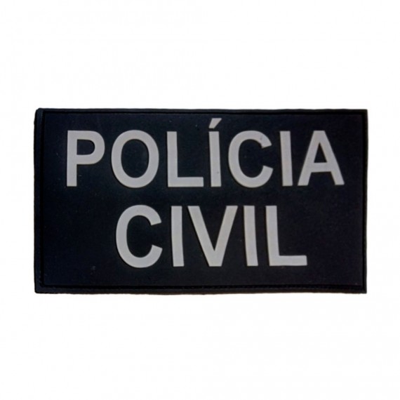 Patch Emborrachado Colete Polícia Civil