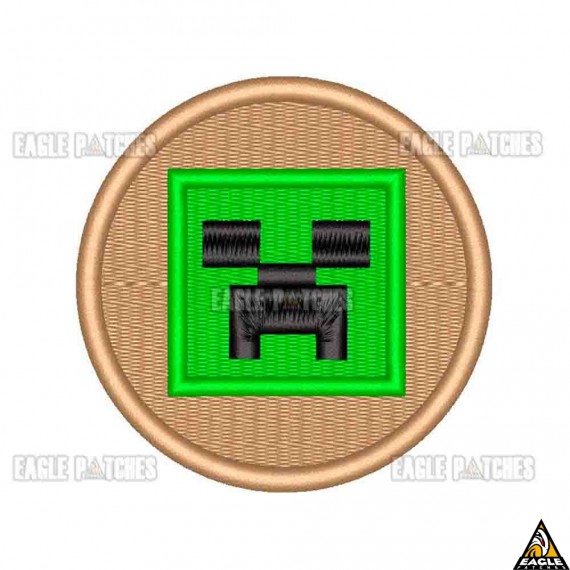 Patch Bordado Minecraft - Creeper face