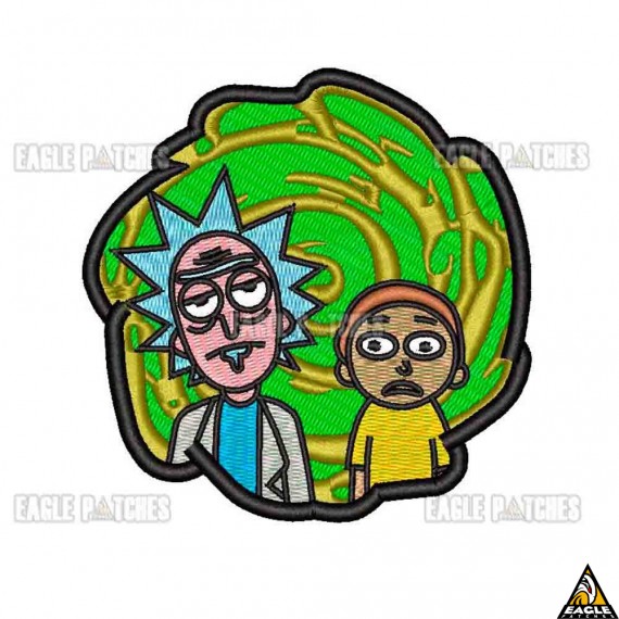 Patch Bordado Rick and Morty - Toxc